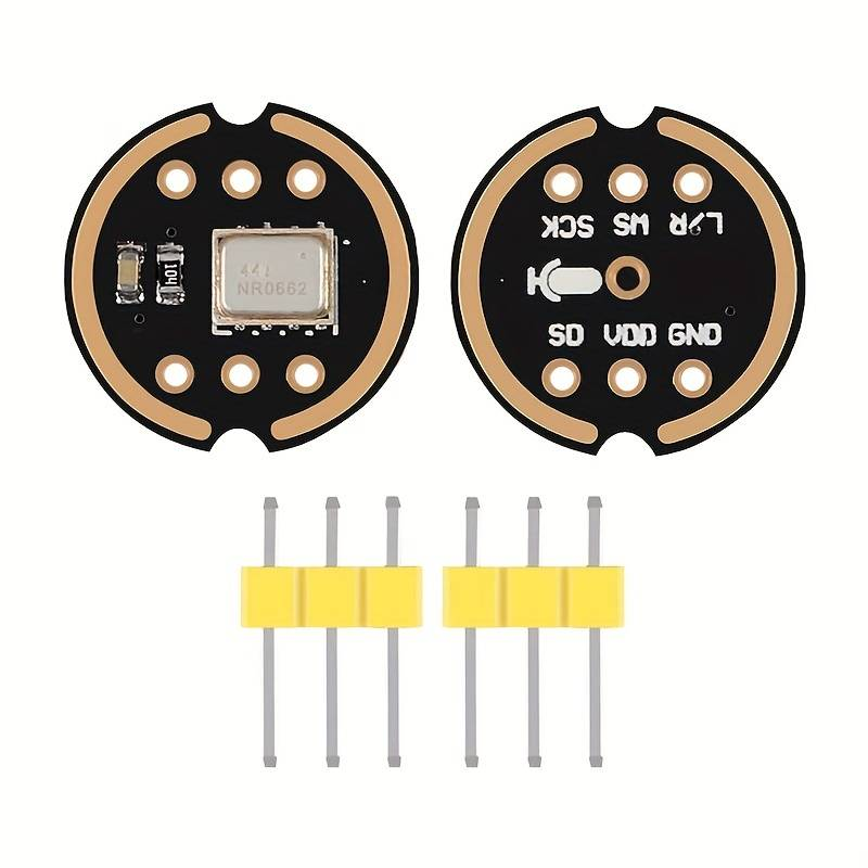 INMP441 I²S MEMS microphone modules with header pins.